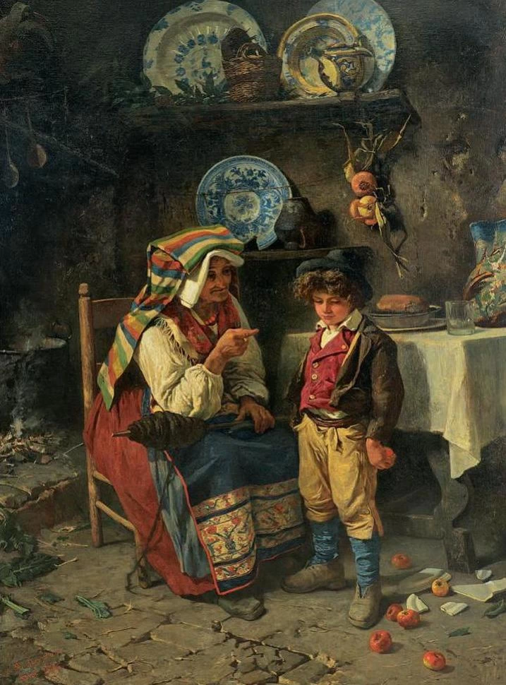 Il rimprovero della nonna